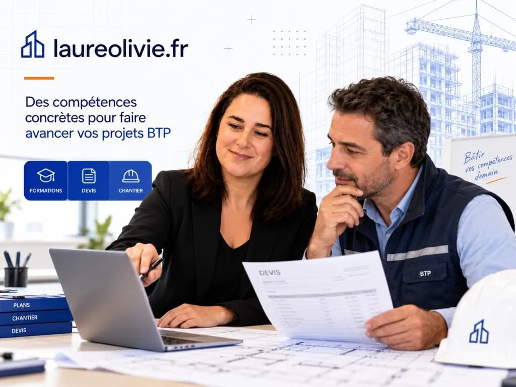 Catalogue formations IA BTP : plans, devis et chantier — compétences concrètes