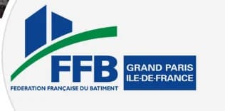 Logo FFB Grand Paris Île-de-France — partenaire sessions formation IA appliquée au bâtiment et travaux publics