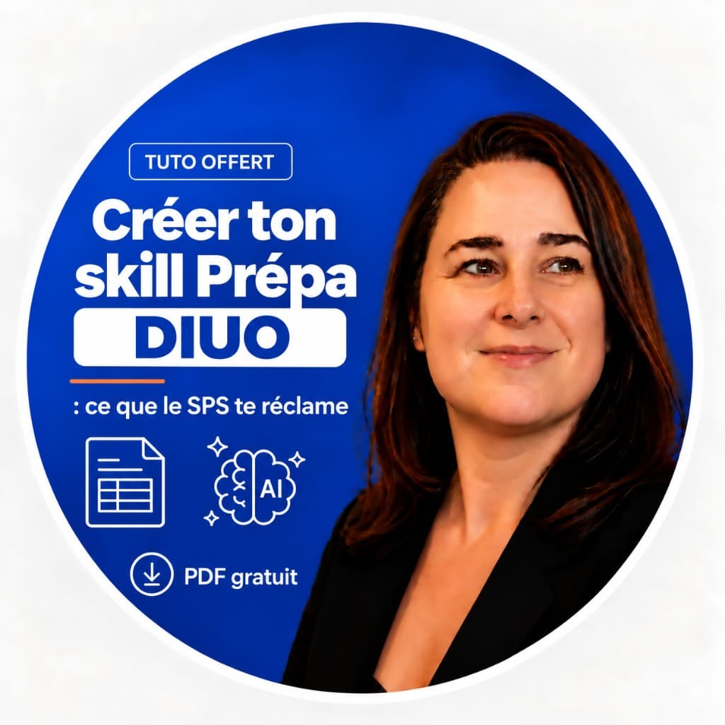 Tuto offert — Créer ton skill Prépa DIUO avec l’IA, Laure Olivié, formation BTP