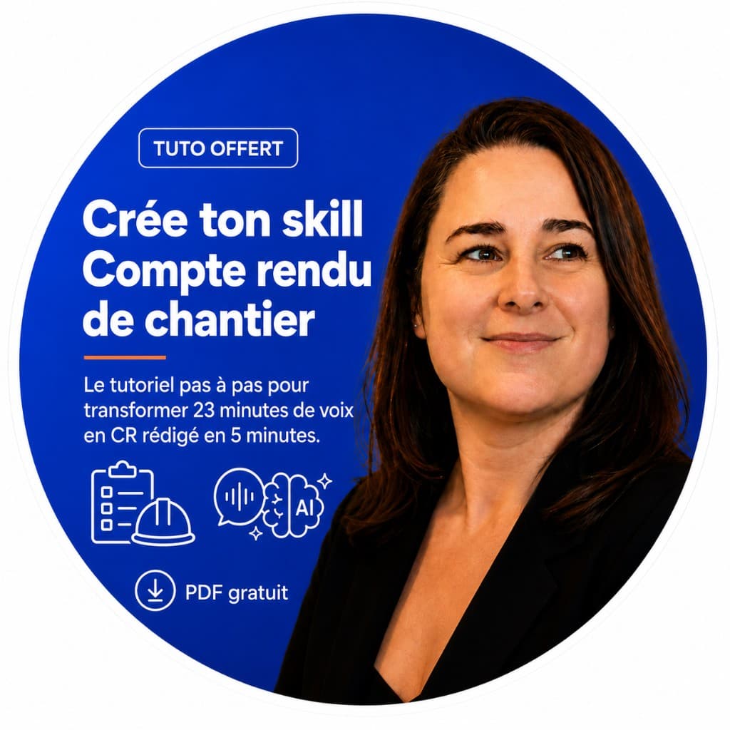 Tuto : créer un skill Claude « compte rendu de chantier » pour le BTP